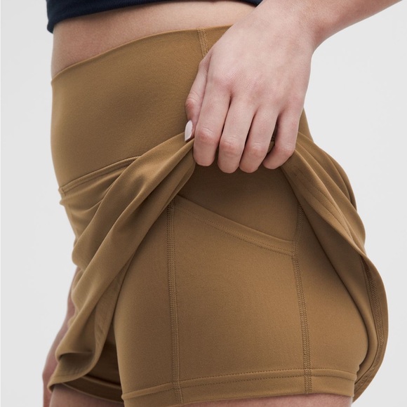 Lululemon Flow Y bra and Align High-Rise Skirt in color Allspice size8 set - Picture 10 of 13